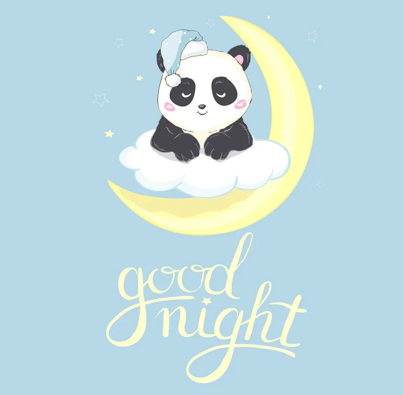 Gấu trúc nhỏ chúc ngủ ngon là meme gấu trúc chúc ngủ ngon