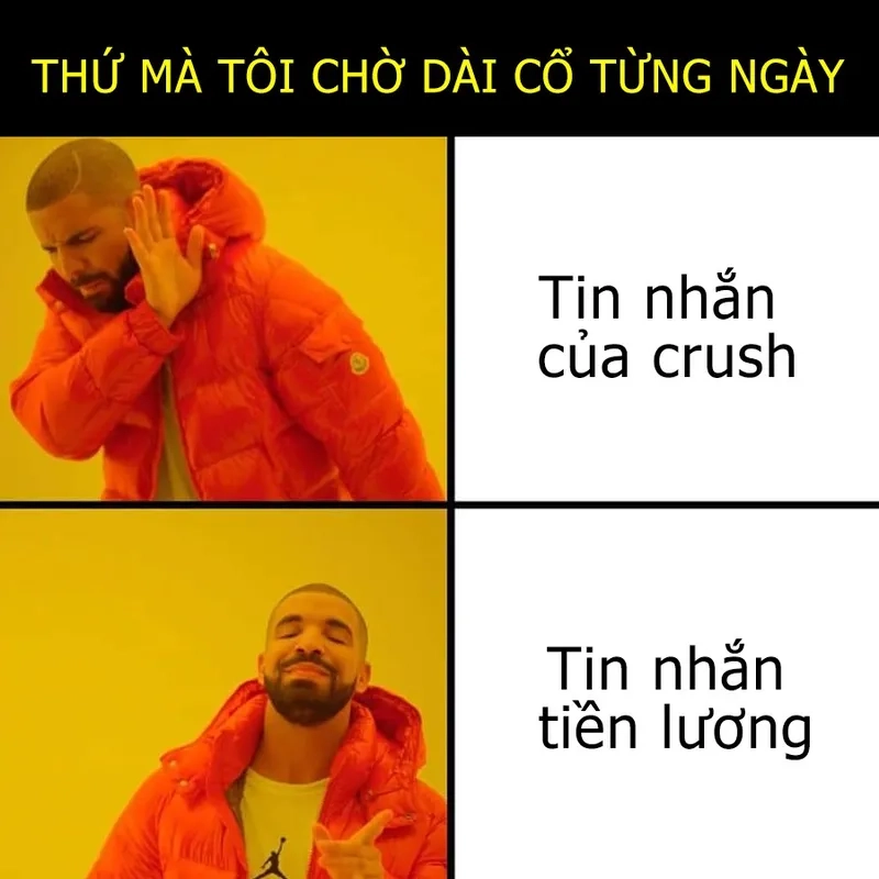 Ngày nhận lương làm cả phòng meme nhận lương