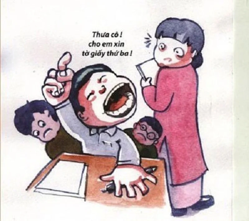 Khi phải trông thi lần nữa là meme trông thi