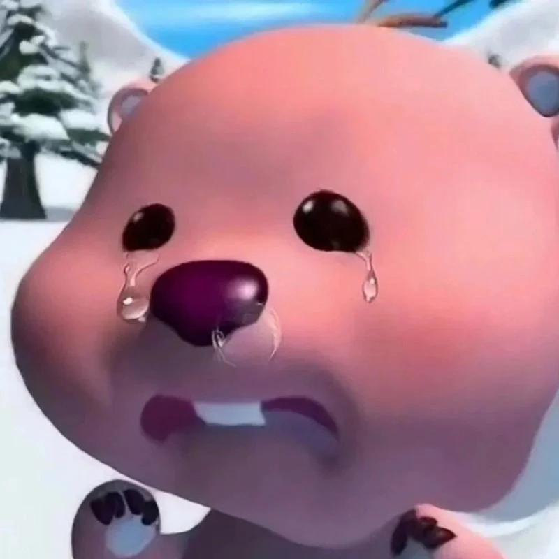 Khi Loopy cảm thấy buồn là meme loopy khóc