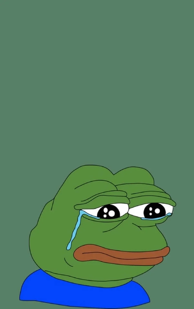 Ếch xanh bỗng dưng khóc là meme ếch xanh khóc