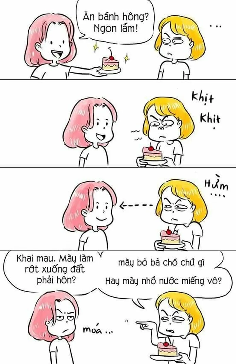 Bạn gái thân nhất làm tôi không nhịn được meme bạn thân là con gái