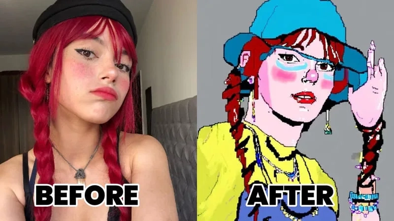 Biến hóa trước và sau makeup nhờ meme trước và sau makeup