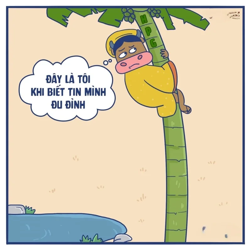 Thử cảm giác rủi ro với meme đu đỉnh cực vui