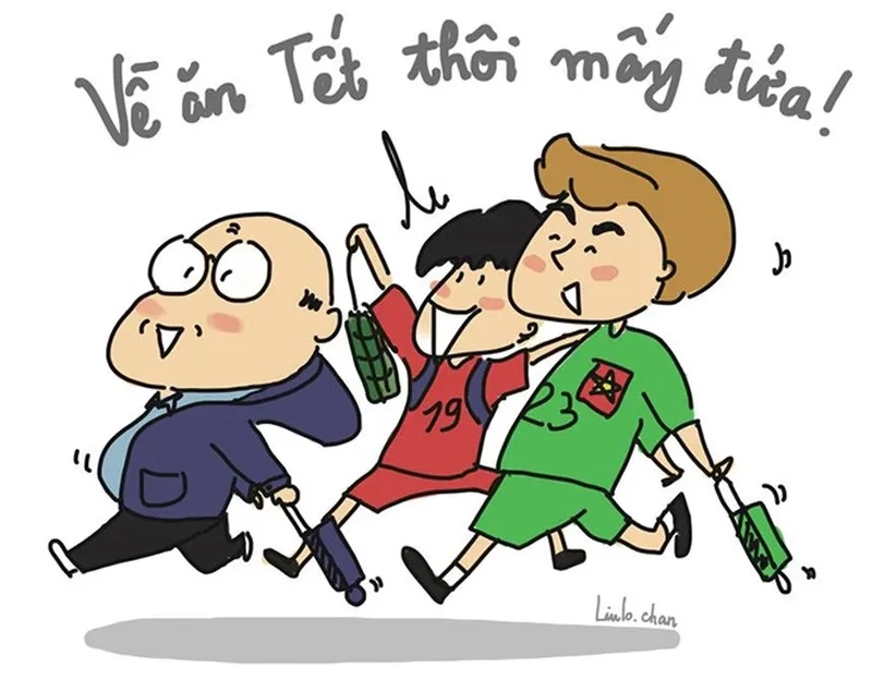 Niềm vui đầu năm cùng meme về nhà ăn Tết