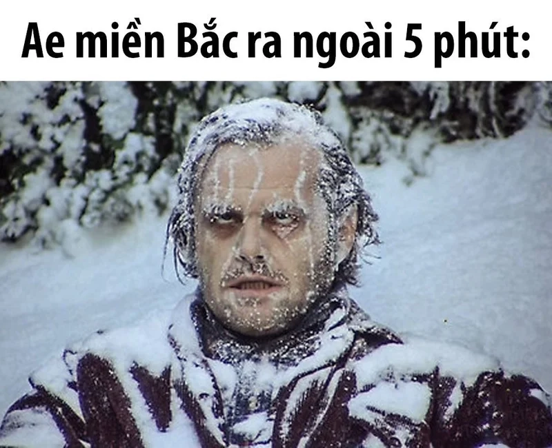 Khám phá cảm giác đông lạnh qua meme trời lạnh co ro