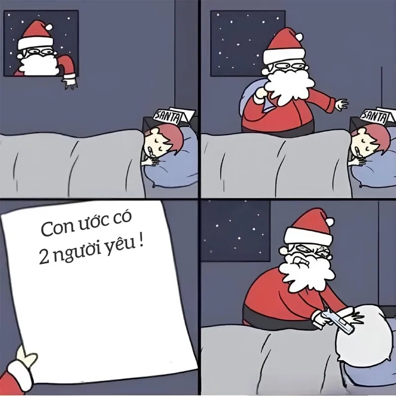 Không khí lễ hội rộn ràng cùng meme Noel