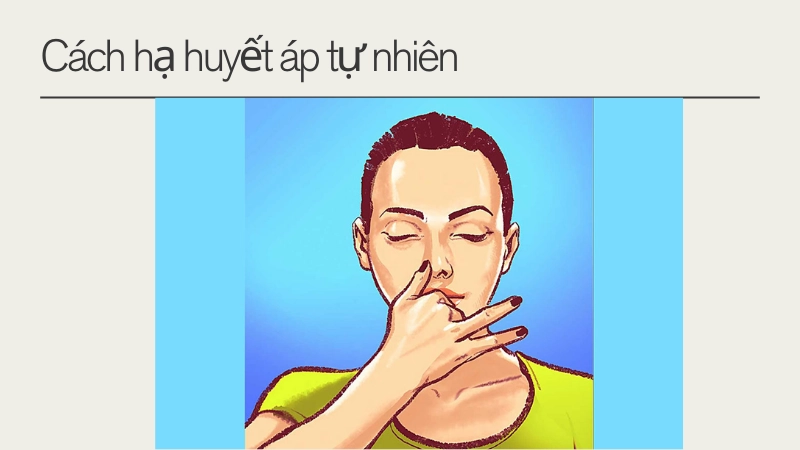 Thói quen giúp hạ huyết áp tự nhiên